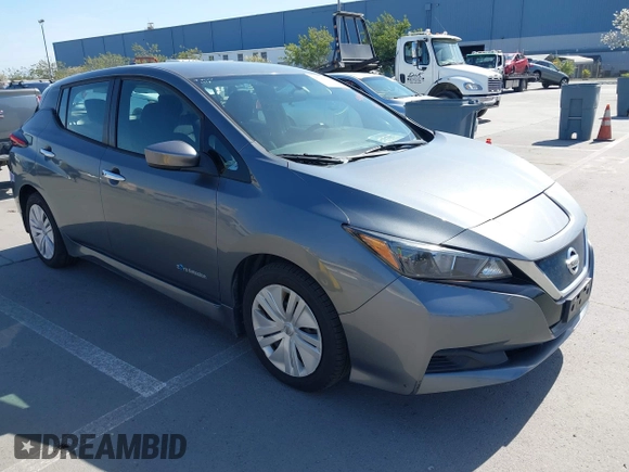 2018 Nissan LEAF S with VIN 1N4AZ1CP5JC315827, listed as a IAAI auction lot 41993989 with 41,504 mi miles and . Bid and sale history available at DreamBid. Image 1.