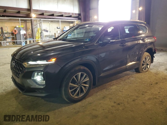 2020 Hyundai Santa Fe Limited with VIN 5NMS5CAD3LH216345, listed as a Copart auction lot 45531945 with 87,097 mi miles and Salvage Title. Bid and sale history available at carsss.com. Image 1.