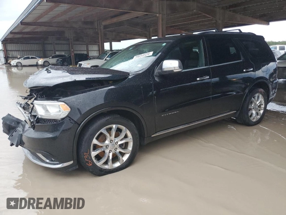 2017 Dodge Durango Citadel Anodized Platinum with VIN 1C4RDHEG8HC748327, listed as a Copart auction lot 39654524 with 137,966 mi miles and . Bid and sale history available at DreamBid. Image 1.