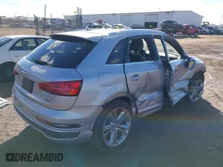 2018 Audi Q3 Premium Plus with VIN WA1JCCFS4JR030776, listed as a IAAI auction lot 41709645 with 73,953 mi miles. Bid and sale history available at carsss.com. Image 4.