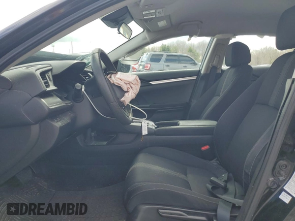 2019 Honda Civic Sedan LX with VIN 2HGFC2F65KH538508, listed as a Copart auction lot 50286545 with 61,169 mi miles and Salvage Title. Bid and sale history available at carsss.com. Image 7.