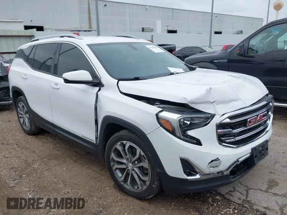 2018 GMC Terrain SLT with VIN 3GKALPEXXJL337617, listed as a IAAI auction lot 41440465 with 92,622 mi miles. Bid and sale history available at carsss.com. Image 1.