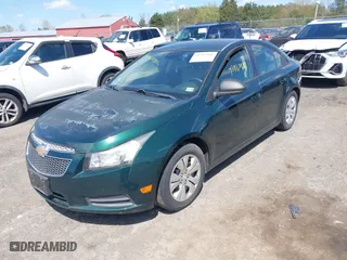 2014 Chevrolet Cruze LS with VIN 1G1PA5SG1E7114714, listed as a IAAI auction lot 41967581 with 246,526 mi miles. Bid and sale history available at carsss.com. Image 2.