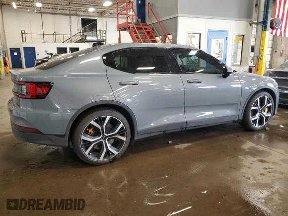 2022 Polestar 2 z VIN LPSED3KA6NL078671, wystawiony jako Copart lot #57259945 z przebiegiem 24 692 mil mil oraz Szkody całkowita. Historia ofert i sprzedaży dostępna na DreamBid. Obrazek 3.