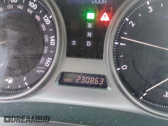2009 Lexus IS 250 with VIN JTHCK262592029148, listed as a IAAI auction lot 42296938 with 230,863 mi miles and . Bid and sale history available at DreamBid. Image 7.