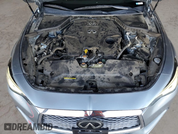 2020 Infiniti Q60 Luxe with VIN JN1EV7EK6LM340103, listed as a Copart auction lot 52420885 with 81,055 mi miles and Salvage Title. Bid and sale history available at carsss.com. Image 11.