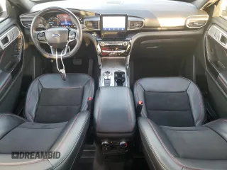 2022 Ford Explorer ST-Line with VIN 1FMSK7KH1NGA28334, listed as a Copart auction lot 85767614 with 44,802 mi miles and Salvage Title. Bid and sale history available at carsss.com. Image 8.