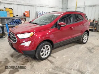2018 Ford EcoSport SE z VIN MAJ6P1ULXJC198057, wystawiony jako Copart lot #60112475 z przebiegiem 48 679 mil mil oraz Czysty tytuł • Clean title. Historia ofert i sprzedaży dostępna na DreamBid. Obrazek 1.