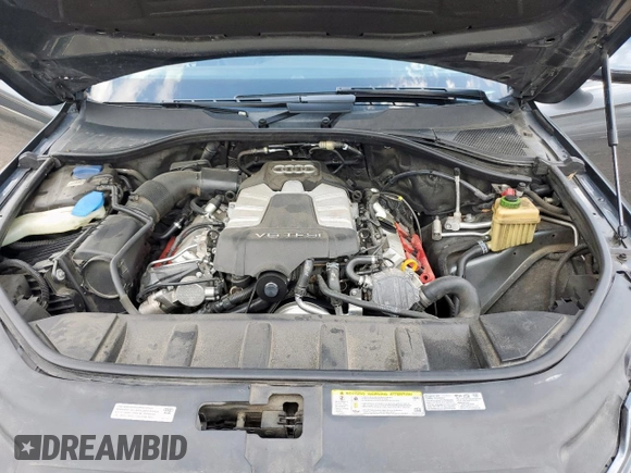 2015 Audi Q7 S line Prestige with VIN WA1DGAFE8FD013354, listed as a Copart auction lot 59822655 with 110,464 mi miles and Salvage title. Bid and sale history available at DreamBid. Image 11.