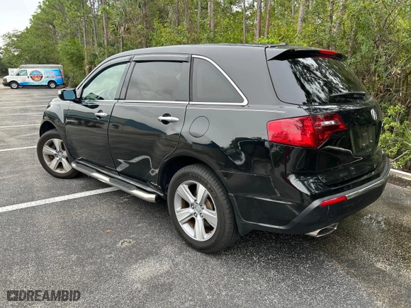 2012 Acura MDX Tech Pkg with VIN 2HNYD2H37CH531224, listed as a Copart auction lot 52639555 with 136,025 mi miles and Clean Title. Bid and sale history available at carsss.com. Image 3.