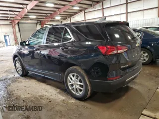 2024 Chevrolet Equinox LT with VIN 3GNAXKEG5RL188667, listed as a Copart auction lot 47054735 with 45,538 mi miles and Salvage Title. Bid and sale history available at DreamBid. Image 2.