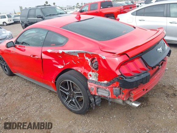 2021 Ford Mustang EcoBoost with VIN 1FA6P8TH0M5115847, listed as a IAAI auction lot 42221654 with 37,048 mi miles and . Bid and sale history available at DreamBid. Image 6.