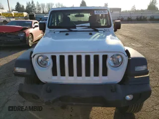 2021 Jeep Wrangler Sport with VIN 1C4GJXAGXMW725656, listed as a Copart auction lot 42826795 with 38,187 mi miles and Salvage Title. Bid and sale history available at DreamBid. Image 5.