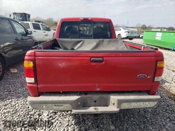 1999 Ford Ranger XL with VIN 1FTYR10V2XUA02653, listed as a Copart auction lot 45422715 with 183,456 mi miles and Salvage Title. Bid and sale history available at carsss.com. Image 6.
