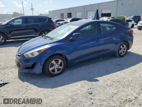 2015 Hyundai Elantra SE with VIN 5NPDH4AE6FH633013, listed as a Copart auction lot 62235615 with 126,123 mi miles and Clean title. Bid and sale history available at DreamBid. Image 1.