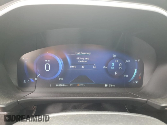 2020 Ford Escape SE Sport Hybrid с VIN 1FMCU0BZ3LUB14015, выставлен на аукционе Copart как лот 58315995 с пробегом 91 429 миль миль и На запчасти • Non repairable. История ставок и продаж доступна на DreamBid. Изображение 9.
