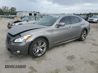 2012 Infiniti M37 with VIN JN1BY1AP0CM331616, listed as a Copart auction lot 80038414 with 148,145 mi miles and Salvage Title. Bid and sale history available at carsss.com. Image 1.