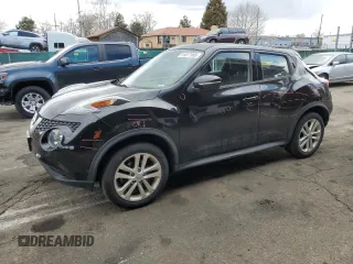 2016 Nissan Juke S with VIN JN8AF5MV3GT654963, listed as a Copart auction lot 51077985 with 81,345 mi miles and Salvage title. Bid and sale history available at DreamBid. Image 1.