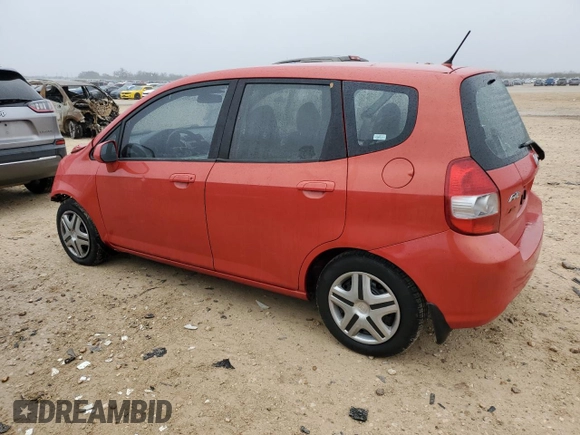2008 Honda Fit with VIN JHMGD38488S020748, listed as a Copart auction lot 43005215 with 187,322 mi miles and Salvage Title. Bid and sale history available at carsss.com. Image 2.