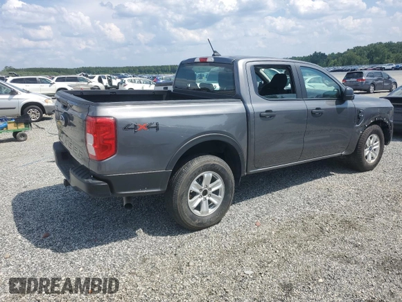 2024 Ford Ranger XL with VIN 1FTER4PH5RLE69191, listed as a Copart auction lot 64428755 with 8,046 mi miles and Salvage title. Bid and sale history available at DreamBid. Image 3.