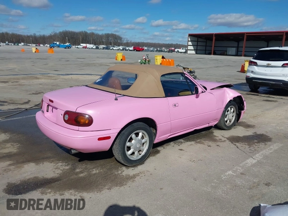 1993 Mazda MX-5 Miata with VIN JM1NA3519P1418681, listed as a IAAI auction lot 41741615 with 115,379 mi miles and . Bid and sale history available at DreamBid. Image 4.