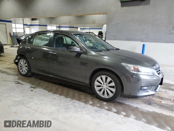 2014 Honda Accord Sedan EX-L with VIN 1HGCR2F8XEA159221, listed as a Copart auction lot 53328885 with 137,212 mi miles and Salvage Title. Bid and sale history available at carsss.com. Image 4.