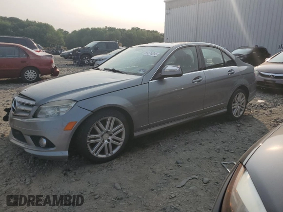 2008 Mercedes-Benz C 300 Sport with VIN WDDGF54X88F135386, listed as a Copart auction lot 59274095 with 154,723 mi miles and Salvage title. Bid and sale history available at DreamBid. Image 1.