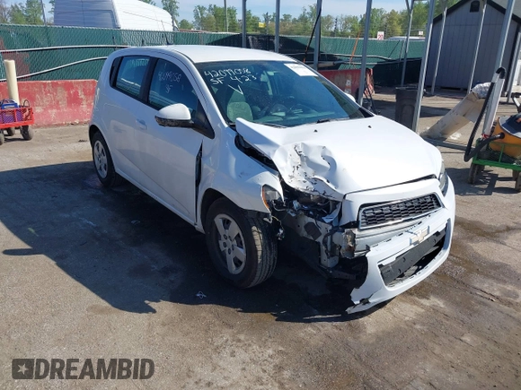 2014 Chevrolet Sonic LS with VIN 1G1JA6SH3E4196824, listed as a IAAI auction lot 42099058 with 66,584 mi miles and . Bid and sale history available at DreamBid. Image 1.
