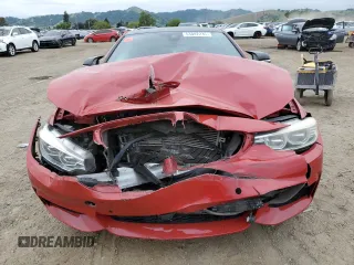 2016 BMW 4 Series 435i with VIN WBA3R1C54GK529351, listed as a Copart auction lot 53842235 with 94,757 mi miles and Salvage title. Bid and sale history available at DreamBid. Image 5.