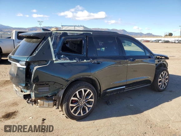 2024 Cadillac XT6 AWD Sport with VIN 1GYKPGRS0RZ736764, listed as a Copart auction lot 84216964 with 3,869 mi miles and Salvage Title. Bid and sale history available at carsss.com. Image 3.