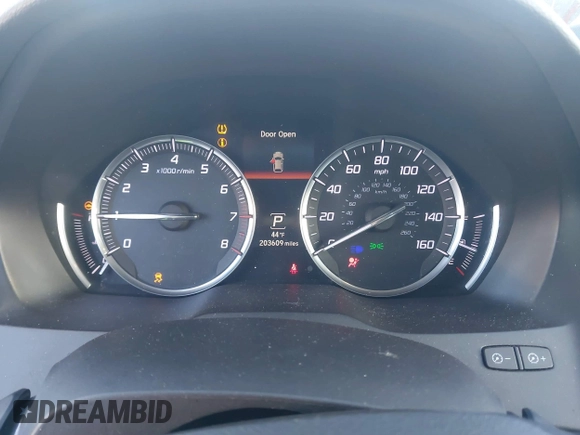 2014 Acura MDX Tech Pkg with VIN 5FRYD3H49EB018603, listed as a IAAI auction lot 41838016 with 203,609 mi miles. Bid and sale history available at carsss.com. Image 7.