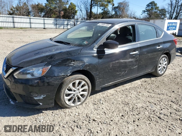 2019 Nissan Sentra SV with VIN 3N1AB7AP6KY297113, listed as a Copart auction lot 47485735 with 134,271 mi miles and Clean Title. Bid and sale history available at DreamBid. Image 1.