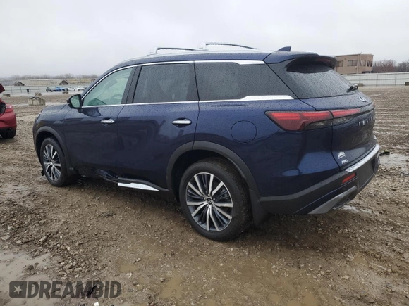 2023 Infiniti QX60 Sensory с VIN 5N1DL1GS3PC369932, выставлен на аукционе Copart как лот 86880464 с пробегом 22 651 миль миль и Списание • Salvage title. История ставок и продаж доступна на DreamBid. Изображение 2.