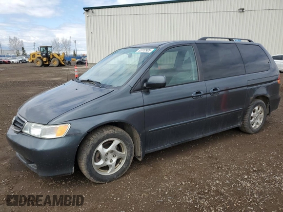 2003 Honda Odyssey EX with VIN 2HKRL18603H008412, listed as a Copart auction lot 55310905 with 352,774 mi miles and Salvage Title. Bid and sale history available at DreamBid. Image 1.