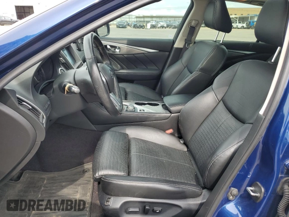 2019 Infiniti Q50 3.0t Signature Edition with VIN JN1EV7AP6KM540642, listed as a Copart auction lot 64402524 with 43,677 mi miles and Salvage Title. Bid and sale history available at carsss.com. Image 7.