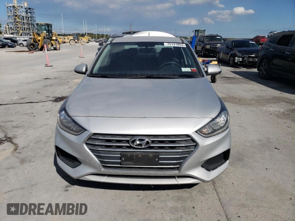 2019 Hyundai Accent SE with VIN 3KPC24A3XKE044640, listed as a Copart auction lot 75141053 with 76,199 mi miles. Bid and sale history available at carsss.com. Image 5.