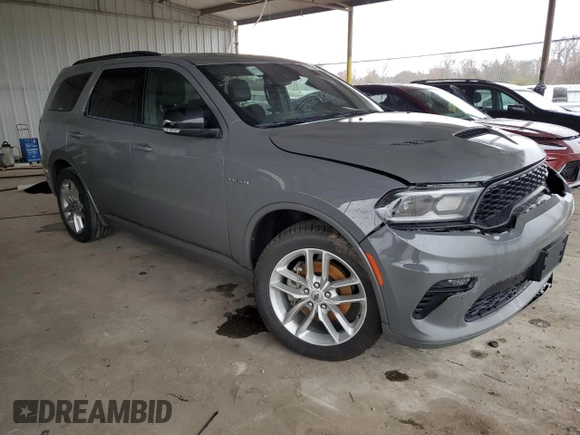 2023 Dodge Durango R/T Plus with VIN 1C4SDHCT6PC630373, listed as a Copart auction lot 46494365 with 46,560 mi miles and Salvage title. Bid and sale history available at DreamBid. Image 4.