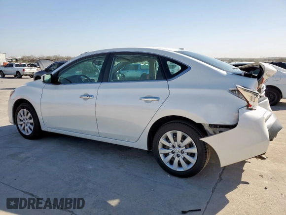 2017 Nissan Sentra SV with VIN 3N1AB7AP1HY283354, listed as a Copart auction lot 49503325 with 52,179 mi miles and Salvage Title. Bid and sale history available at carsss.com. Image 2.
