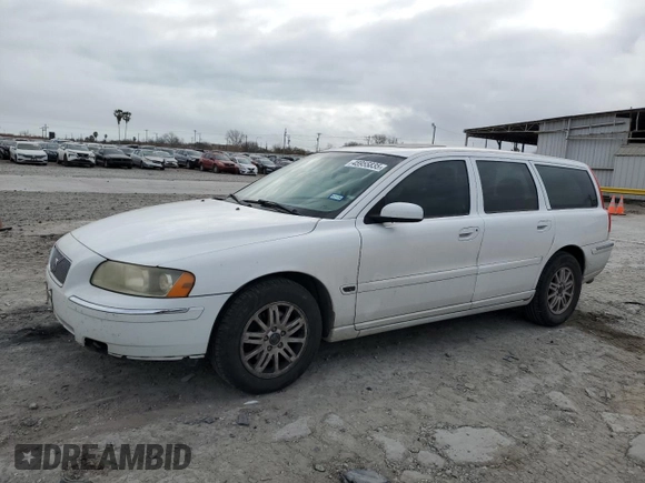 2006 Volvo V70 2.5L Turbo with VIN YV1SW592X61534015, listed as a Copart auction lot 45955835 with 139,502 mi miles and Salvage Title. Bid and sale history available at carsss.com. Image 1.