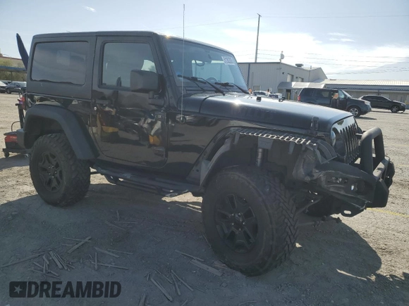 2017 Jeep Wrangler Sport with VIN 1C4AJWAGXHL715362, listed as a Copart auction lot 51262305 with 62,297 mi miles and Salvage Title. Bid and sale history available at DreamBid. Image 4.