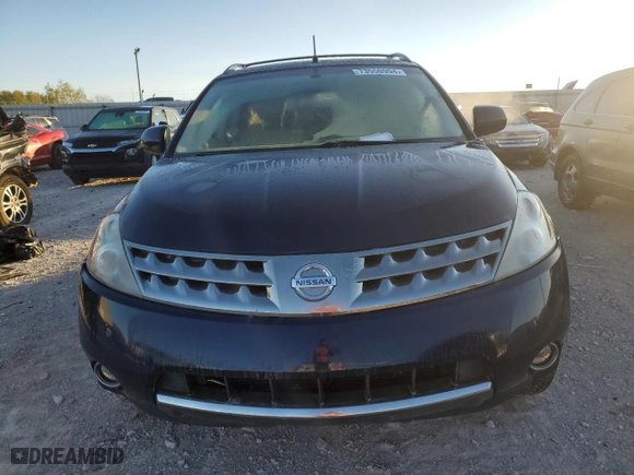 2007 Nissan Murano S with VIN JN8AZ08WX7W632079, listed as a Copart auction lot 73550994 with 154,599 mi miles and Clean Title. Bid and sale history available at carsss.com. Image 5.