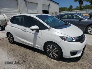 2015 Honda Fit EX-L with VIN 3HGGK5H82FM746358, listed as a Copart auction lot 47295065 with 70,080 mi miles and Salvage title. Bid and sale history available at DreamBid. Image 4.