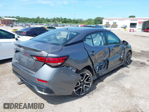 2024 Nissan Sentra SR with VIN 3N1AB8DV9RY279974, listed as a IAAI auction lot 42681299 with 20,552 mi miles and . Bid and sale history available at DreamBid. Image 4.