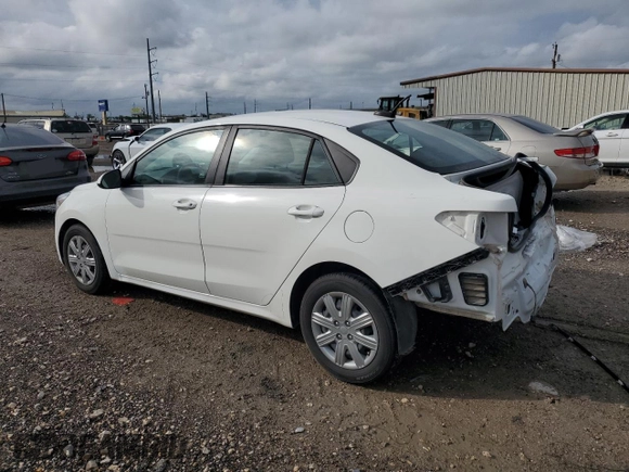 2021 Kia Rio LX with VIN 3KPA24AD1ME369454, listed as a Copart auction lot 50754405 with 81,458 mi miles and Salvage Title. Bid and sale history available at DreamBid. Image 2.