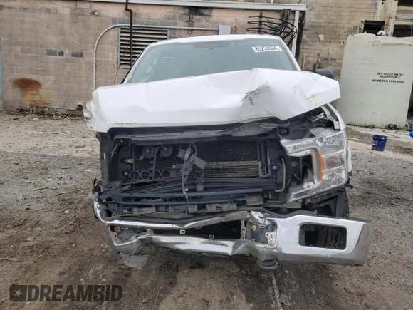 2018 Ford F-150 XL with VIN 1FTMF1EB6JKD15262, listed as a Copart auction lot 85259534 with 196,625 mi miles and Salvage Title. Bid and sale history available at carsss.com. Image 5.