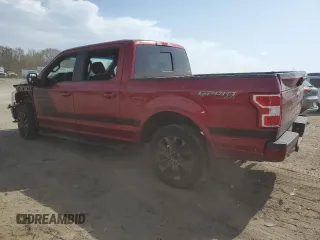 2018 Ford F-150 XL with VIN 1FTEW1E55JFA24677, listed as a Copart auction lot 49508155 with 119,616 mi miles and Salvage Title. Bid and sale history available at carsss.com. Image 2.