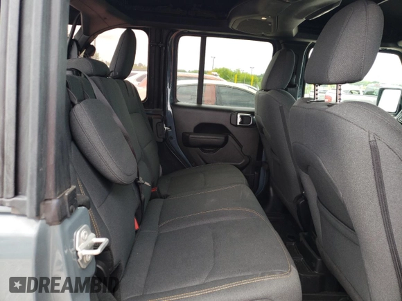 2024 Jeep Wrangler Sport S with VIN 1C4RJXN61RW192288, listed as a Copart auction lot 61786585 with 18,494 mi miles and Salvage title. Bid and sale history available at DreamBid. Image 10.
