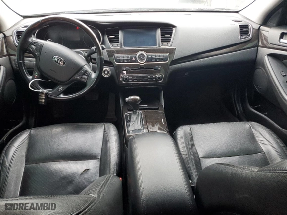2016 Kia Cadenza Premium with VIN KNALN4D76G5217947, listed as a Copart auction lot 46109295 with NaN miles and Salvage Title. Bid and sale history available at carsss.com. Image 8.