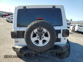 2021 Jeep Wrangler Unlimited Sport with VIN 1C4HJXKN6MW652237, listed as a Copart auction lot 75054554 with Not provided miles and Salvage title. Bid and sale history available at DreamBid. Image 6.