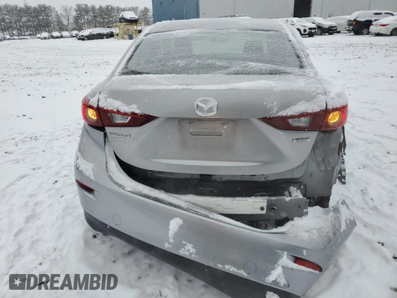 2015 Mazda 3 i SV with VIN JM1BM1T75F1247402, listed as a Copart auction lot 86841394 with 30,452 mi miles and Salvage Title. Bid and sale history available at DreamBid. Image 6.
